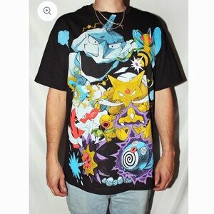 NWOT Backstock Co. Gym Heroes Challenge You! AOP graphic tee
